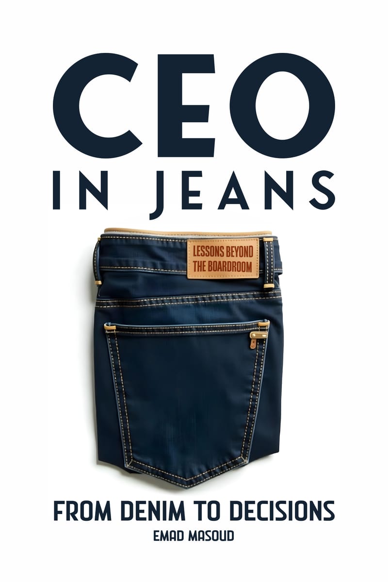 CEO in Jeans book cover by Emad Masoud