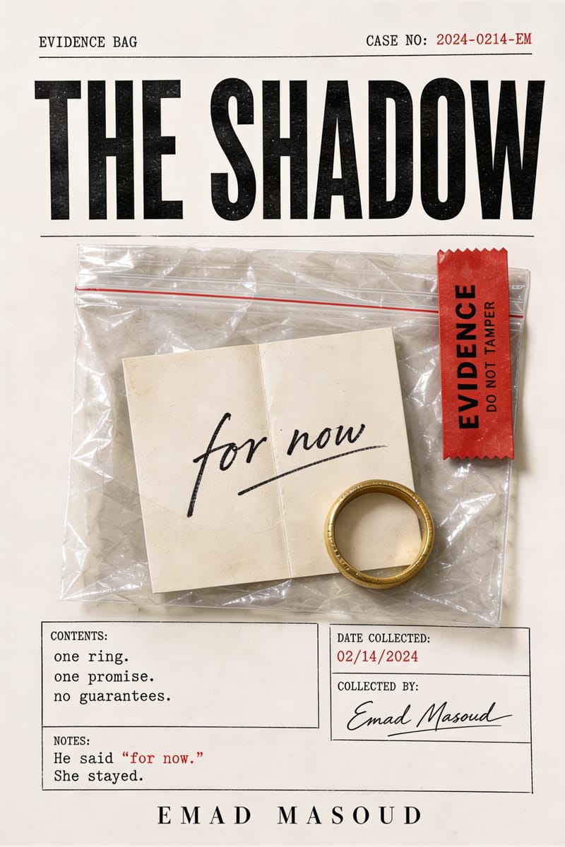The Shadow book cover by Emad Masoud
